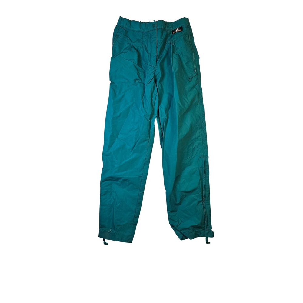 Sierra Designs Vintage Teal Nylon Hiking Pants Outdoor Gorpcore Windbreaker L